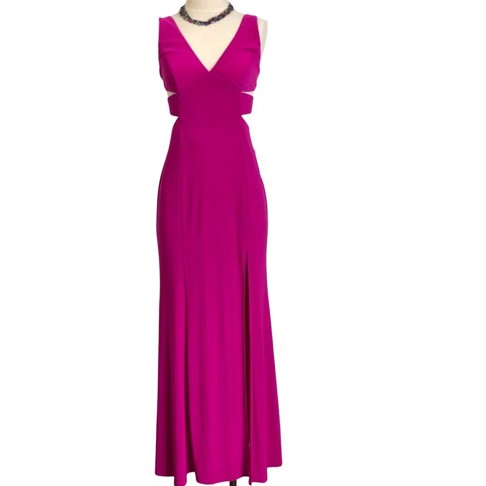 Ignite Evening NWT Gown Fuchsia by Carol Lin Size 6